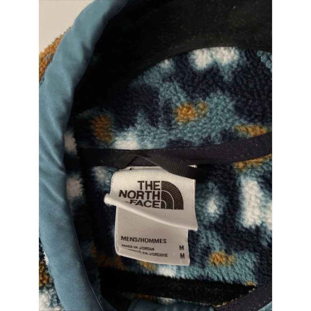 The North Face Men's Carbondale ¼ Snap Hoodie Sweatshirt Abstract Print Size M